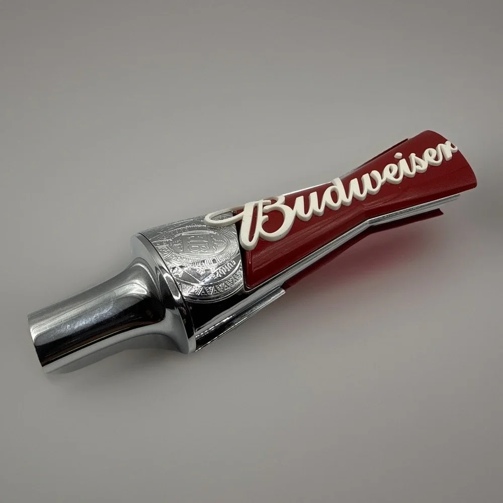 Beer Tap Bud Budweiser Bowtie Handle Large Size Heavy Duty Bar Swag Man Cave 12